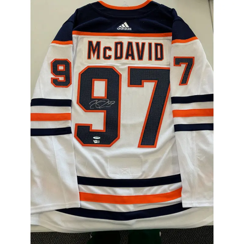 Connor McDavid Signed Authentic Adidas Jersey Upper Deck Fanatics Authentication