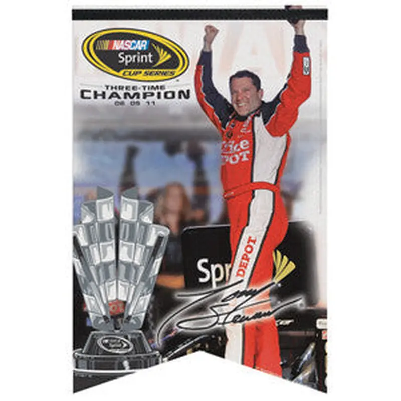 Tony Stewart "Celebration" 2011 Sprint Cup Champ Commemorative Banner - Wincraft