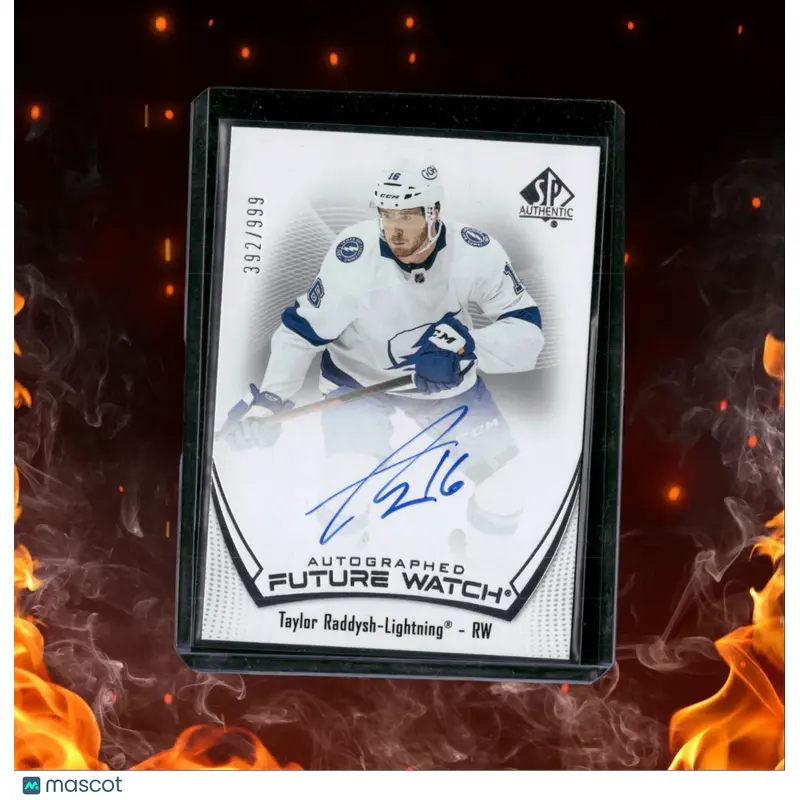 2021-22 SP Authentic Taylor Raddysh Future Watch Rookie Auto 392/999 #157