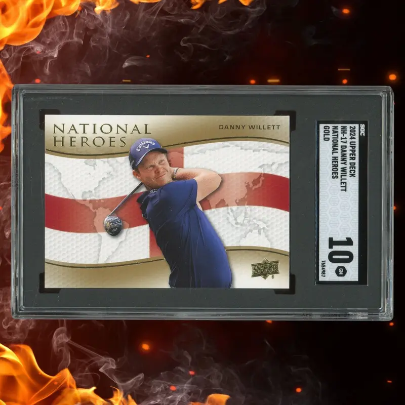 2024 Upper Deck Golf DANNY WILLETT National Heroes Gold SGC 10 #NH-17 SSP