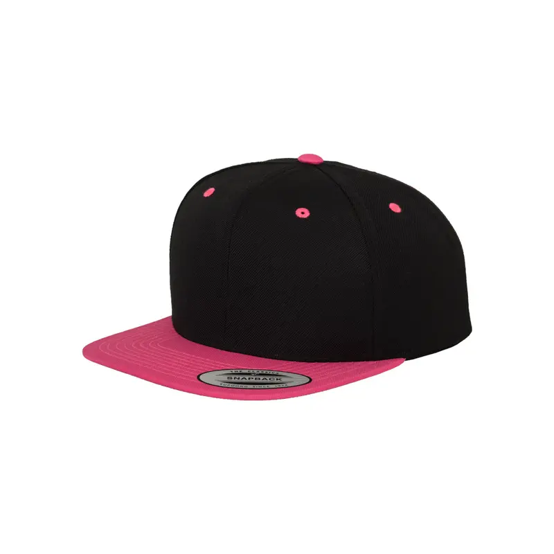 Classic Snapback 2-Tone - Black/Neon Pink
