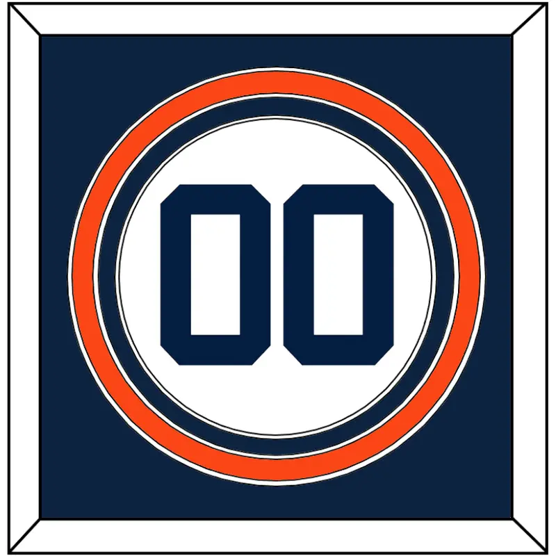 Detroit Number - Home White - Triple Mat 2
