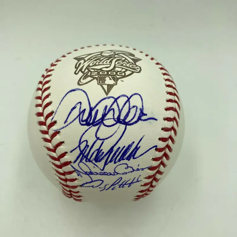 Derek Jeter Mariano Rivera Pettitte Posada Core Four Signed Baseball Fanatics