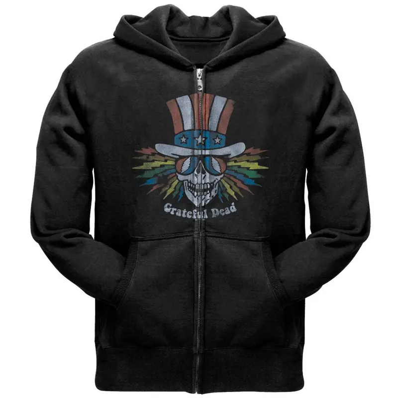 Grateful Dead - Uncle Sam Skull Zip Hoodie