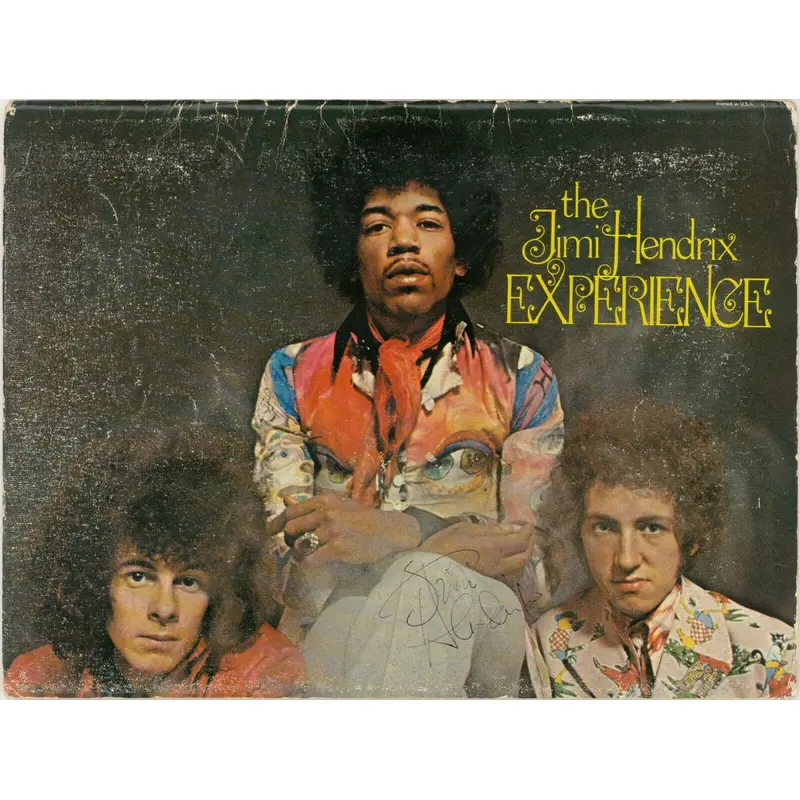 Jimi Hendrix Signed The Jimi Hendrix Experience Music Program With JSA COA