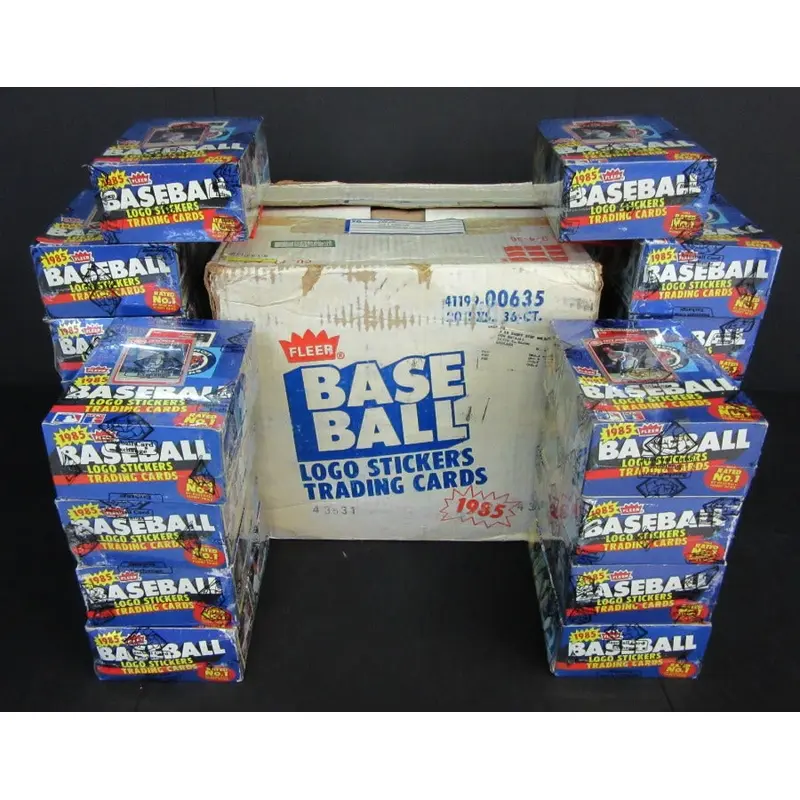 1985 Fleer Baseball Unopened Wax Case (20 Box) (BBCE)