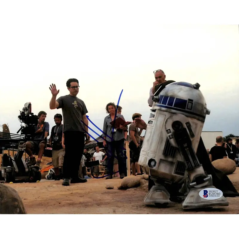 J.J. Abrams Star Wars The Force Awakens Authentic Signed 8x10 Photo BAS #E20760