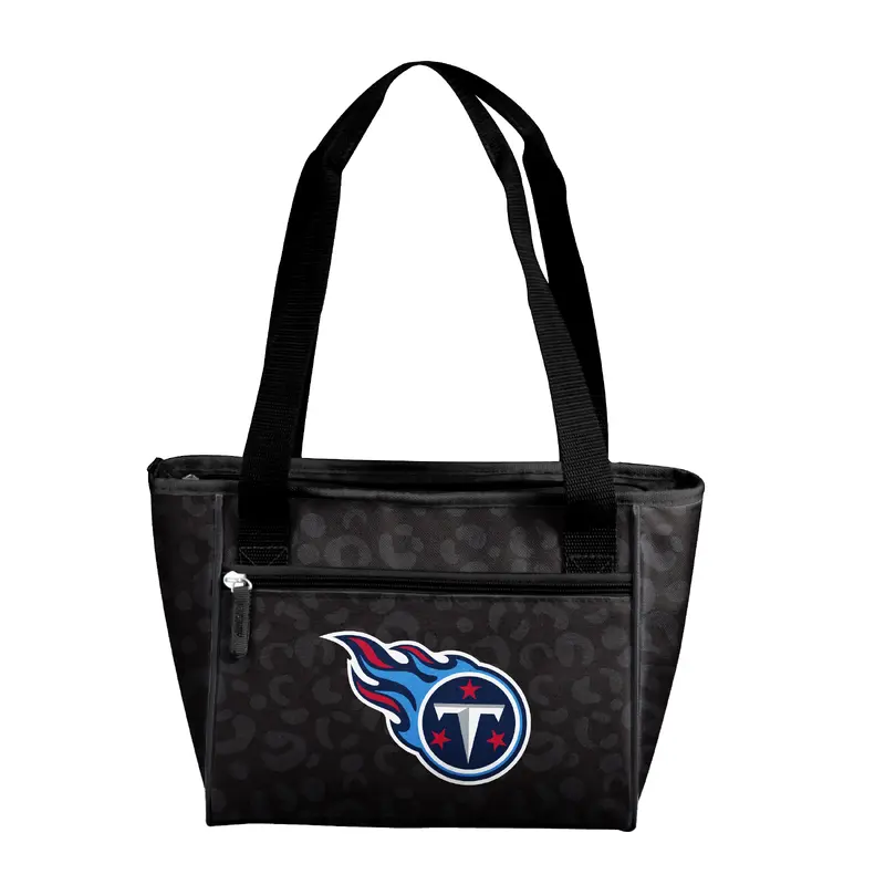 Tennessee Titans Leopard Print 16 Can Cooler Tote