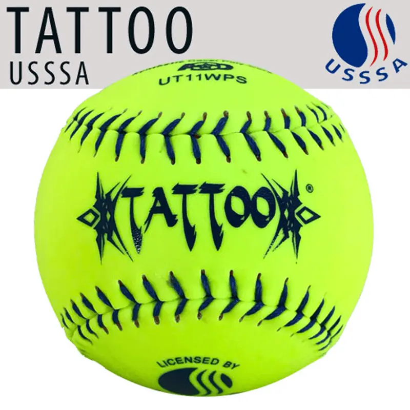 AD Starr Tattoo Classic W USSSA 11" Synthetic Slowpitch Softballs - UT11WPS