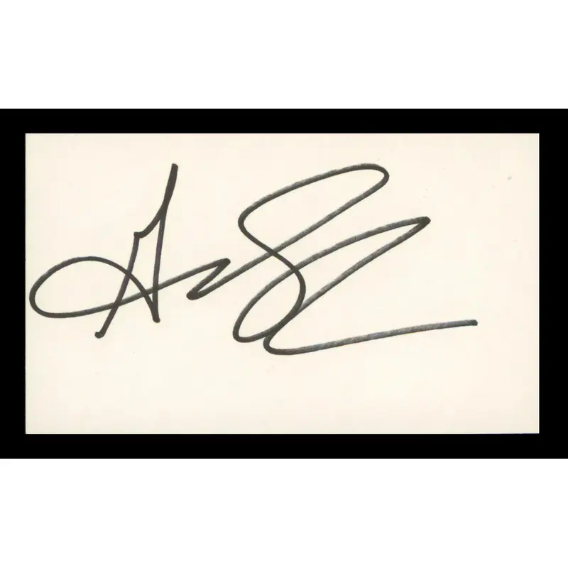 Gina Shock The Go-Go's Authentic Signed 3x5 Index Card Autographed BAS #BP00911
