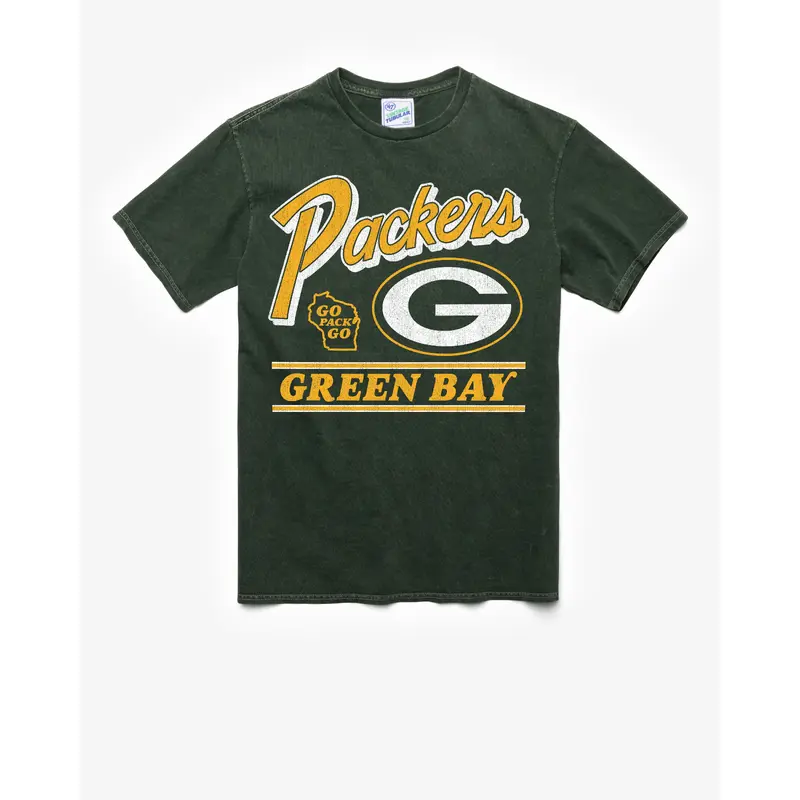 GREEN BAY PACKERS FLY BY VINTAGE '47 TUBULAR TEE