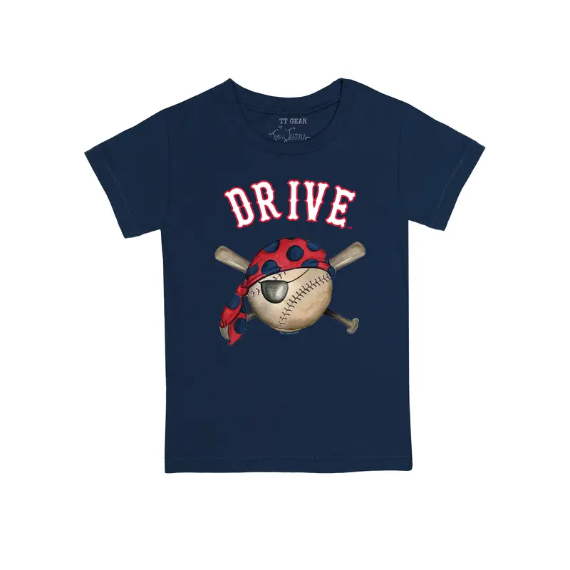 Greenville Drive Tiny Turnip Navy Pirate Tee