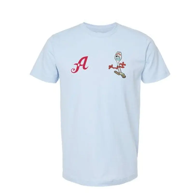 Reno Aces Light Blue Toy Story Theme Night Forky Adult Tee