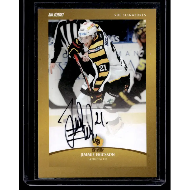 2011-12 SHL Signatures - Jimmie Ericsson
