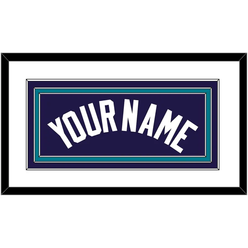 Charlotte Name - Purple Statement - Triple Mat 1
