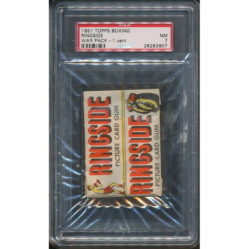 1965 Topps Baseball Unopened 1 Cent Wax Pack PSA 8