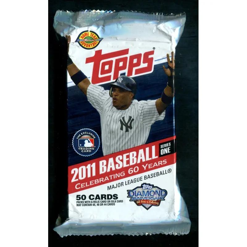 2011 Topps Baseball Unopened Series 1 Jumbo Pack (50) (HTA)
