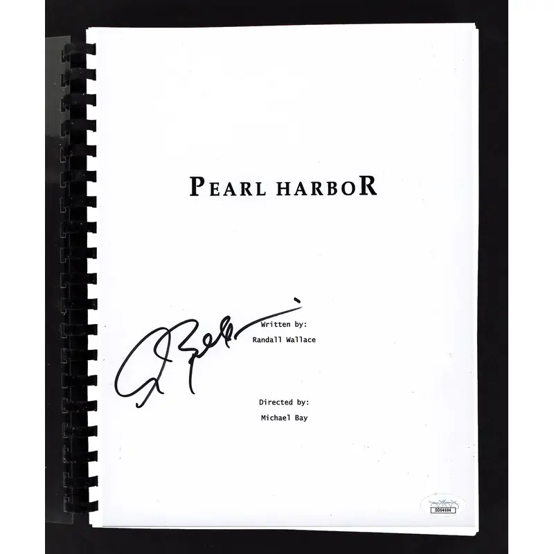 Alec Baldwin Pearl Harbor Authentic Signed Movie Script Autographed JSA #DD64604