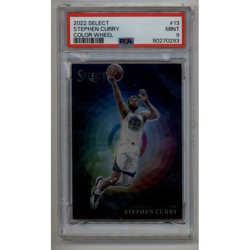 Stephen Curry 2022-23 Select Color Wheel PSA 9 Mint 0293