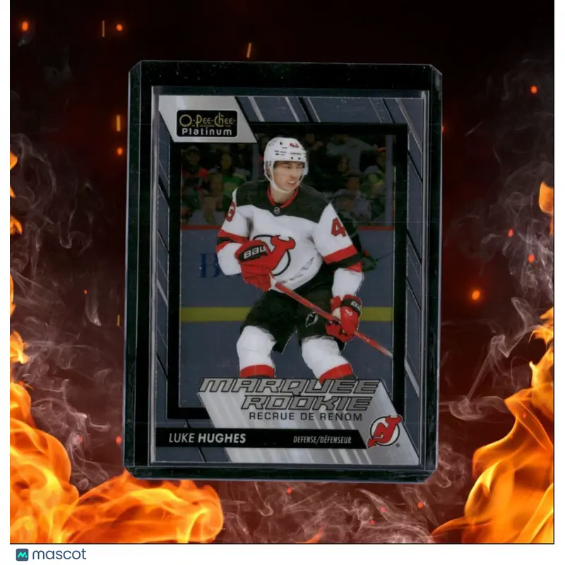 2023-24 O-Pee-Chee Platinum Luke Hughes Marquee (D) Rookie #204