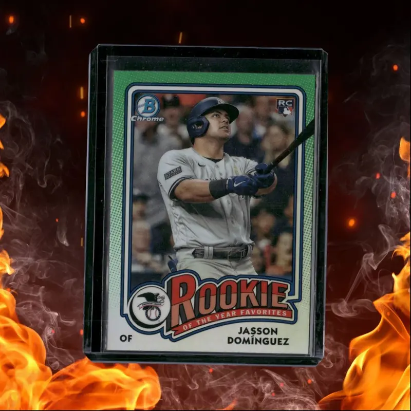 2024 Bowman Chrome Jasson Domnguez of the Year Green Rookie #ROY-6