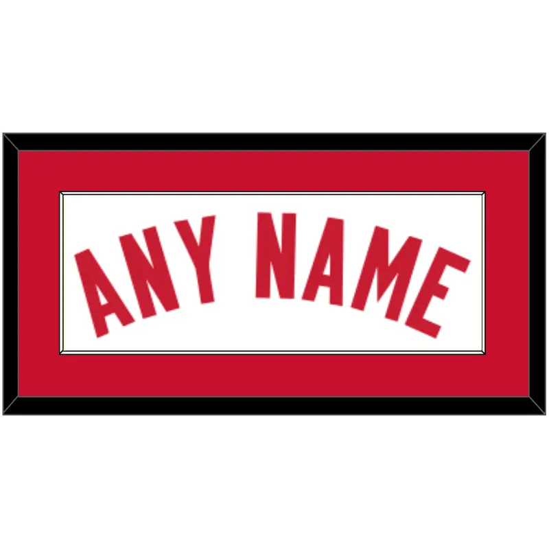 Atlanta Name - Home White (2015-2017) - Single Mat 1