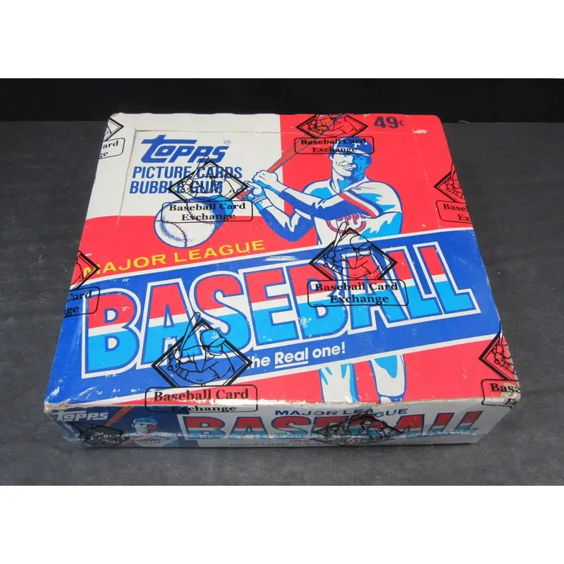 1981 Topps Baseball Unopened Cello Box (BBCE) (Non X-Out)