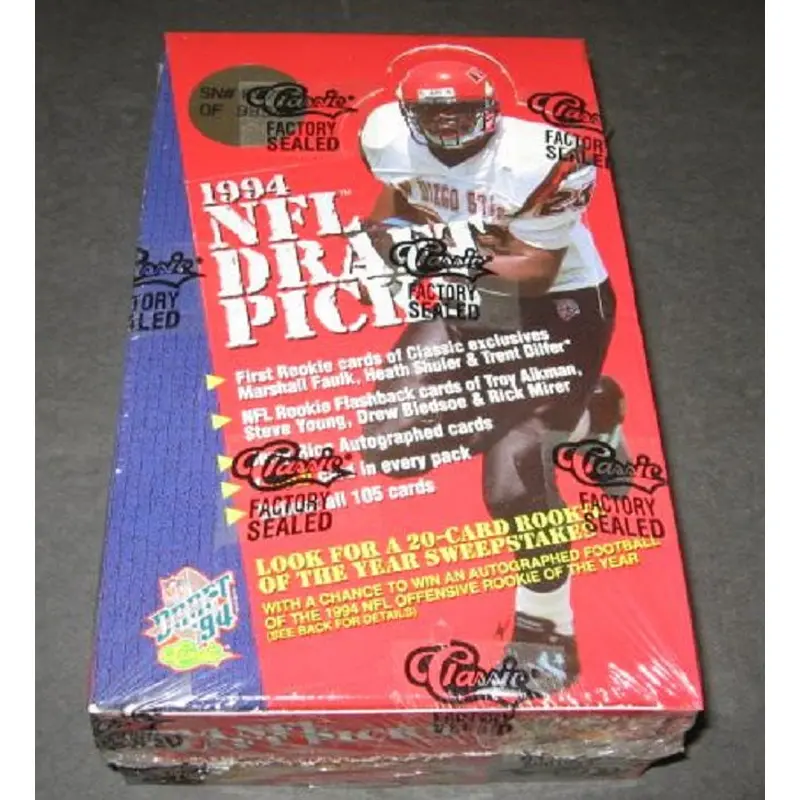 1994 Classic NFL Draft Picks Football Box