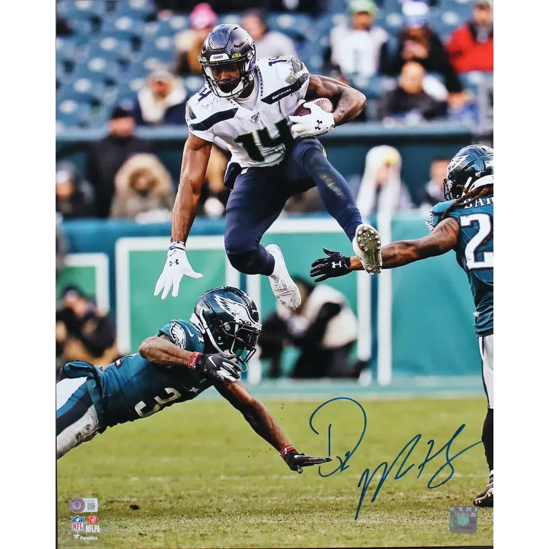 Seahawks D.K. Metcalf Authentic Signed 16x20 Vs Eagles Photo BAS Witnessed