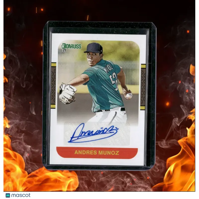 2021 Panini Donruss Andres Munoz Retro 1987 Signatures Auto #87S-AZ