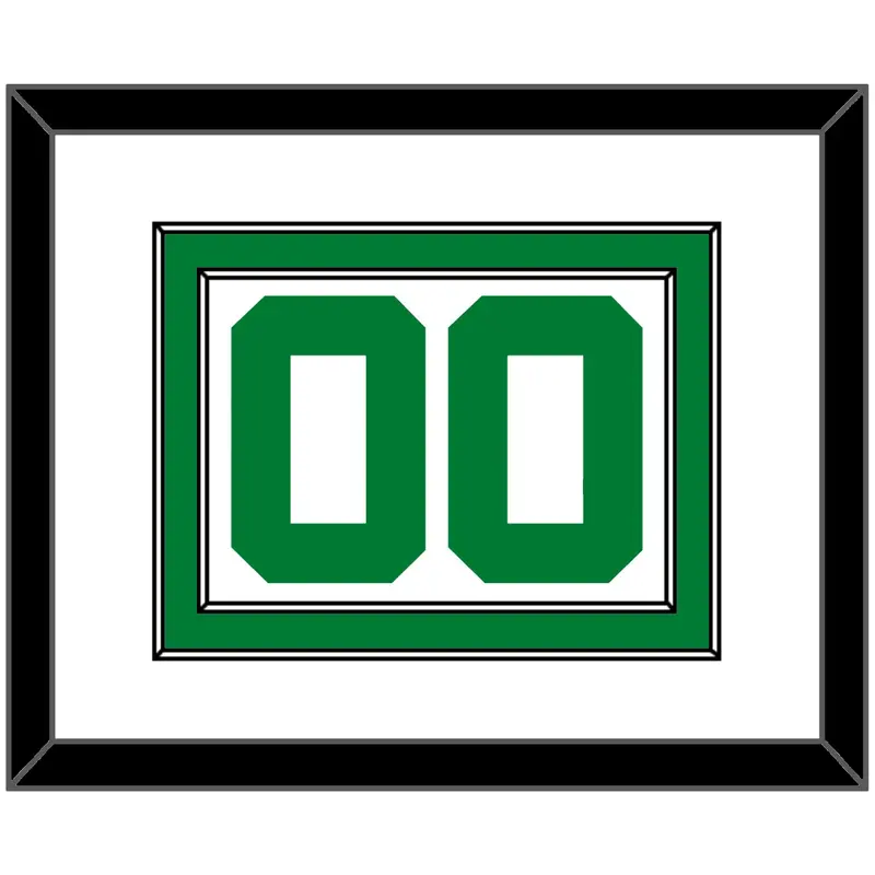 Boston Number - White Association - Double Mat 1