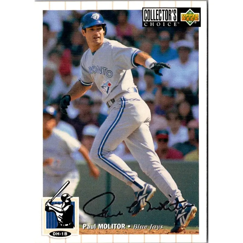 1994 Collector's Choice Silver Signature Paul Molitor #208