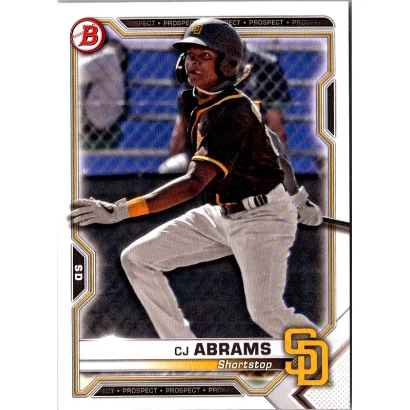 2021 Bowman Prospects CJ Abrams #BP-14