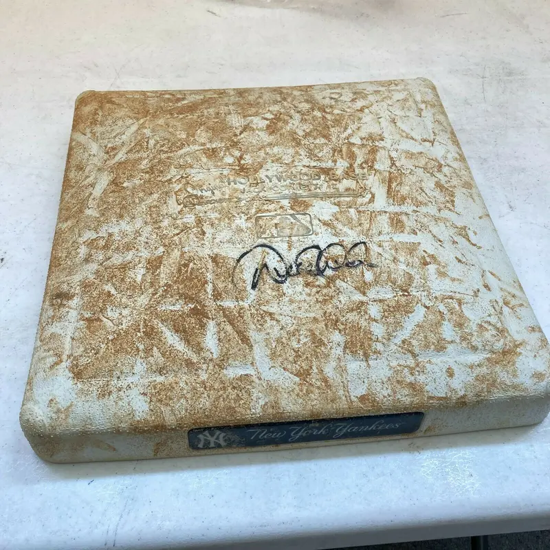 Derek Jeter Signed Authentic 2006 Game Used Second Base Steiner COA