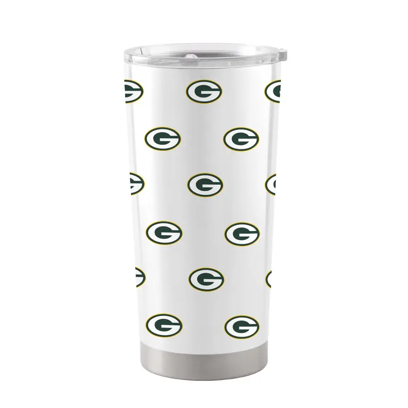 Green Bay Packers 20oz Block Stainless Steel Tumbler