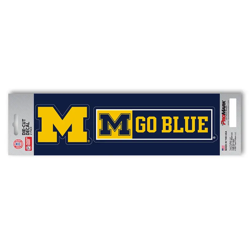 University of Michigan Team Slogan Decal