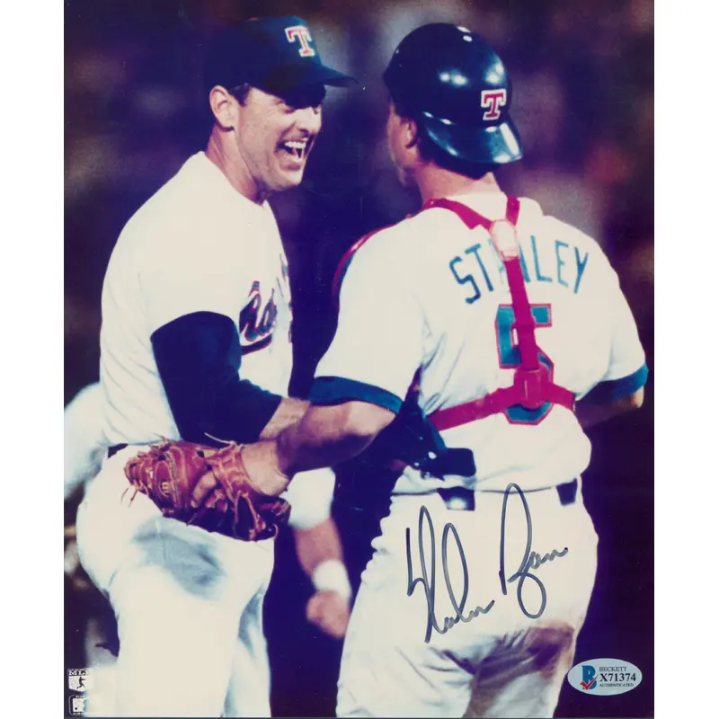 Rangers Nolan Ryan Authentic Signed 8x10 Photo Autographed BAS #X71374