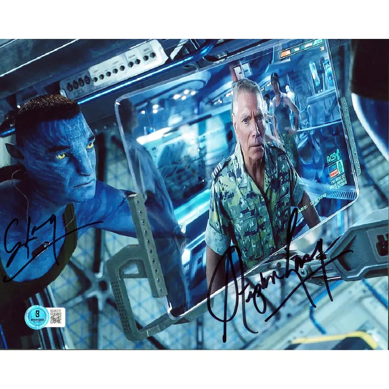 Stephen Lang Avatar Authentic 2x Signed 8x10 Horizontal Photo Autographed BAS 2