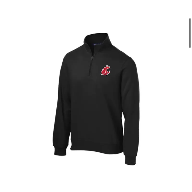 Men's Black Sport-Tek 1/4 Zip Pullover