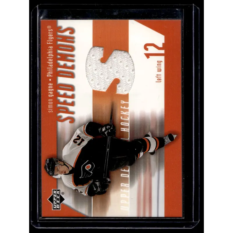 2002-03 Upper Deck - Speed Demons - Simon Gagne #SD-SG