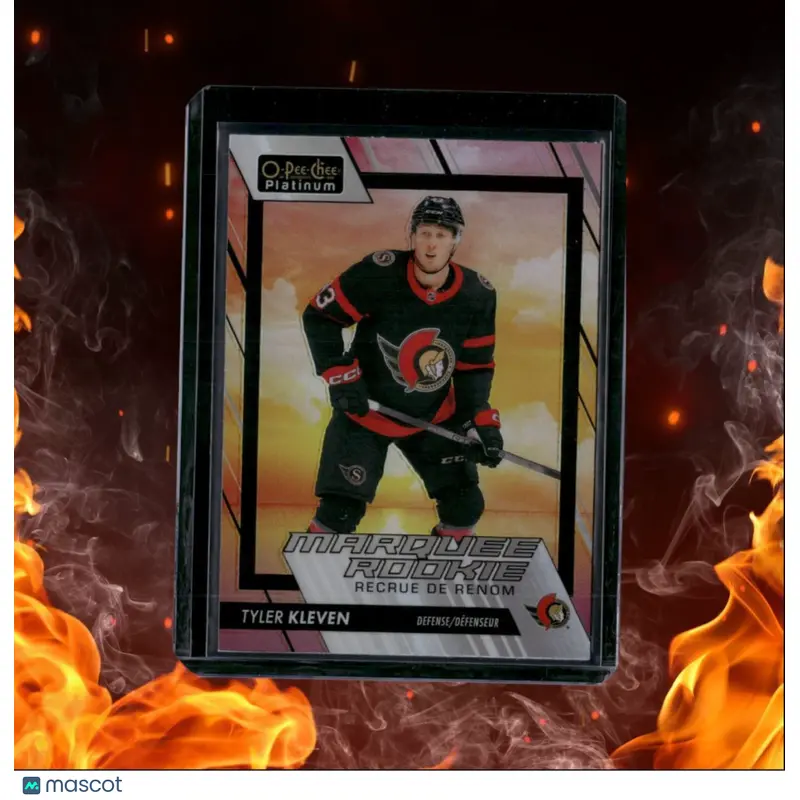 2023-24 O-Pee-Chee Platinum Tyler Kleven Sunset Marquee Rookie #219