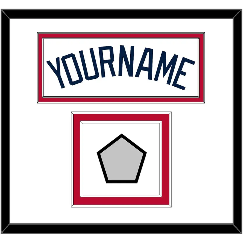Atlanta Name & World Series Champions Patch - Home White - Double Mat 1