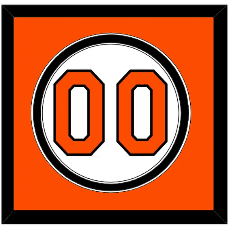 Baltimore Number - Home White - Double Mat 2