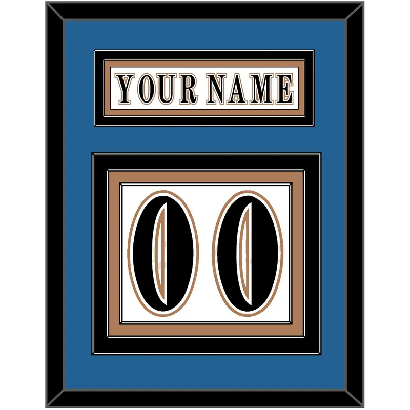 Washington Nameplate & Number (Back) - Home White (1995-2007) - Triple Mat 2
