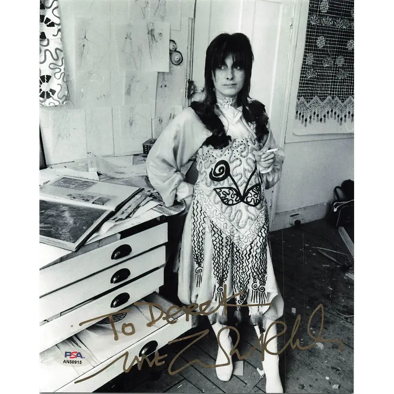 Zandra Rhodes signed 8x10 photo PSA/DNA Autographed Fashion Designer