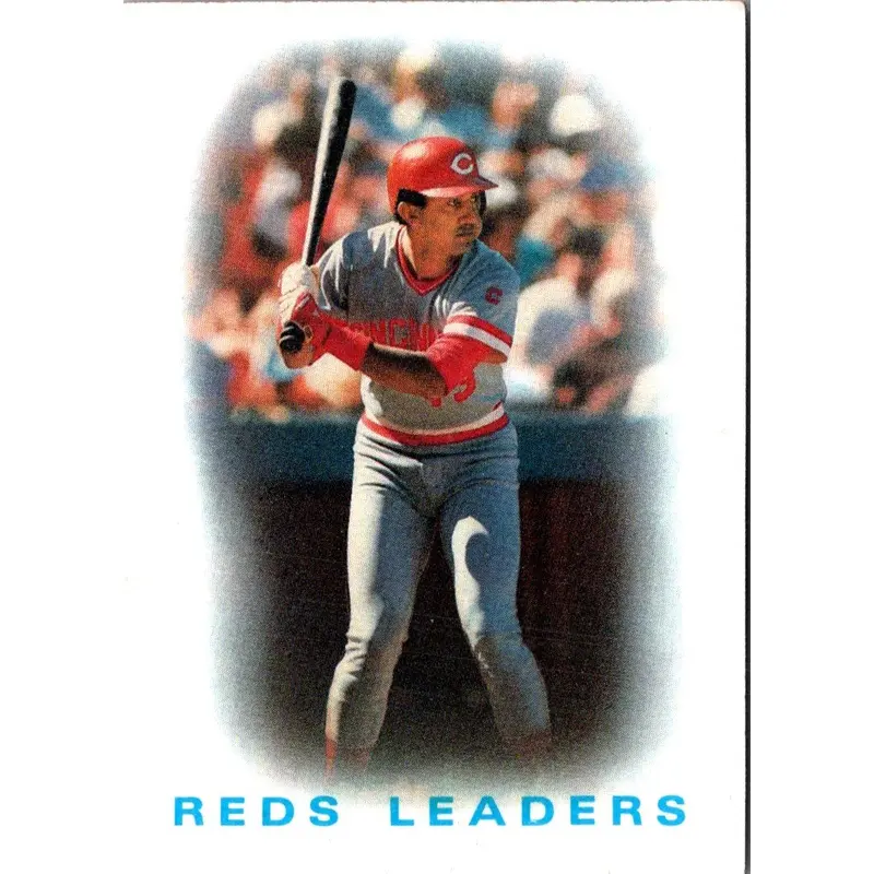 1986 Topps Reds Leaders (Dave Concepcion) #366