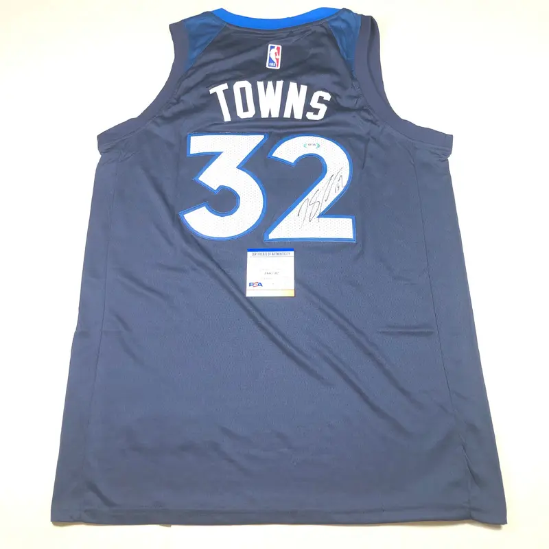 Karl-Anthony Towns signed jersey PSA/DNA Autographed Minnesota Timberwolves