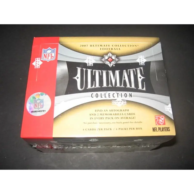 2007 Upper Deck Ultimate Collection Football Box (Hobby)