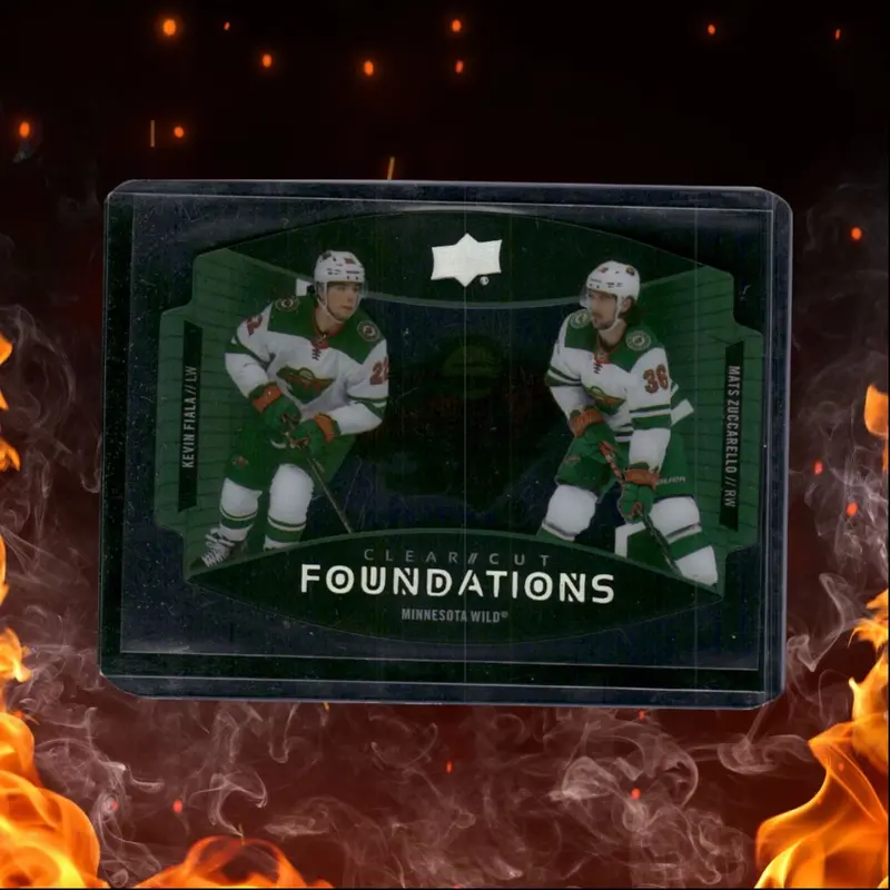 2020-21 Upper Deck Kevin Fiala / Mats Zuccarello  Clear Cut Foundations Duos