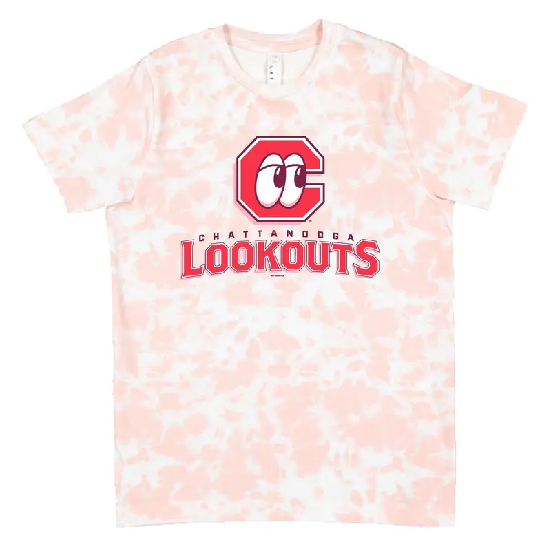 Chattanooga Lookouts Youth Rose Tie Dye T-Shirt